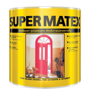 TOA SUPERMATEX สีเคลือบเงา สีน้ำมัน ขนาด1/4แกลลอน/(กระป๋อง)