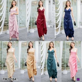 TW18164 Maxi Dress เดรสราตรียาว