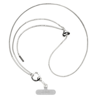 [✨💗พร้อมส่ง💗✨] Casetify Metal Heart Cross-body Strap - Glossy Silver ของแท้✨