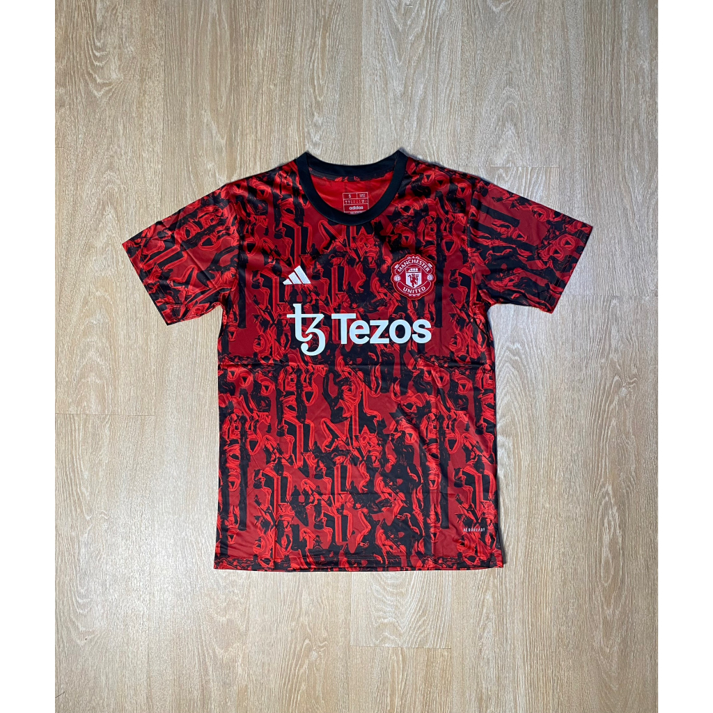 เสื้อทีมแมนยู-แฟชั่น-แดง-23-24-ตัวใหม่