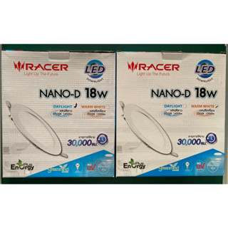 โคมไฟดาวน์ไลท์ LED DOWNLIGHT ฝังฝ้า NANO-D 18 วัตต์(แสงสีขาว , แสงสีเหลือง)