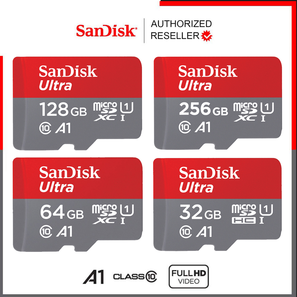 รูปภาพของSandisk Ultra Micro SDCard 32GB/64GB/128GB Class10 A1 (SDSQUA4) เมมโมรี่การ์ด ไมโครเอสดีการ์ด TF Card โทรศัพท์ มือถือ แท๊บเล็ต ประกัน 10ปี Smartphone Tablet MicroSD MicroSDลองเช็คราคา