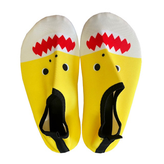 เช็ครีวิวสินค้าDrySuper รองเท้าเดินชายหาดเด็ก รุ่น ฉลาม-เหลือง