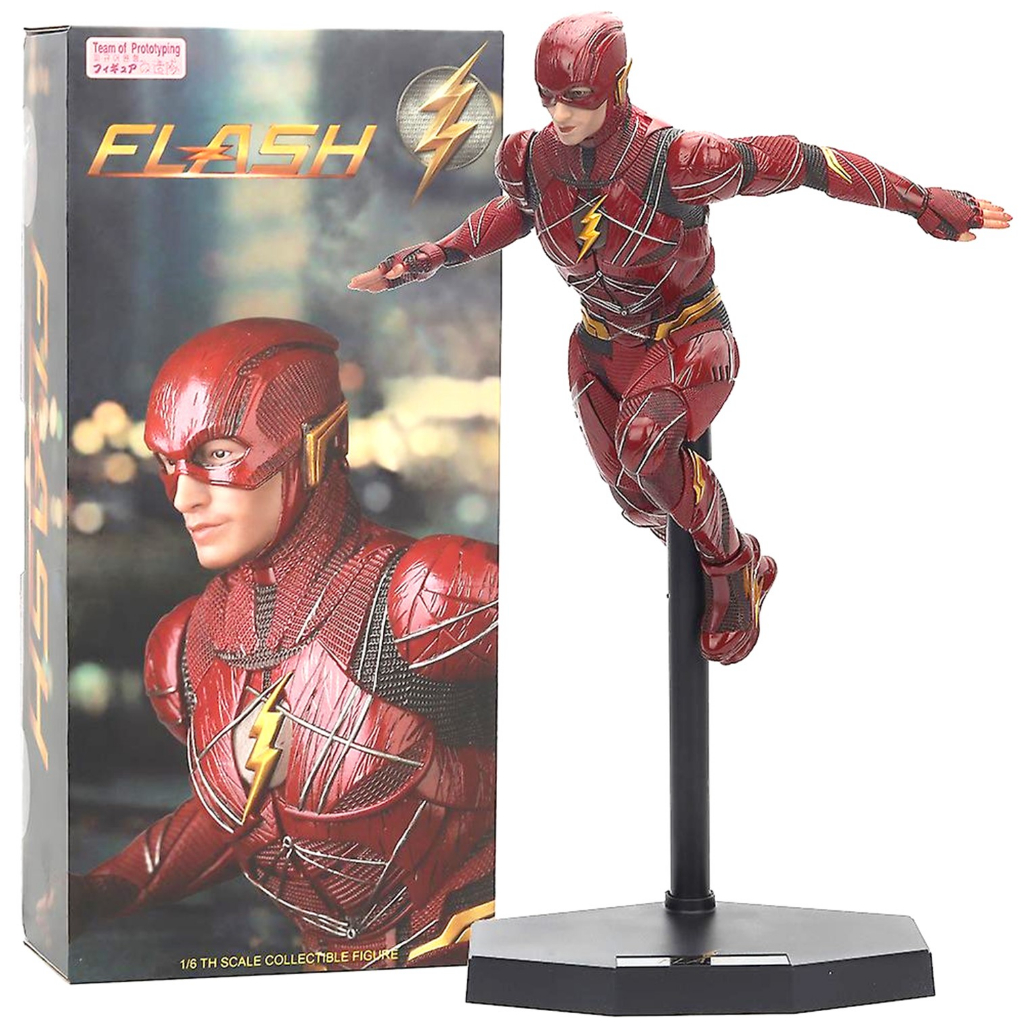 Team Of Prototyping The Flash Action Figure 1/6 Scale Painted Figure ...