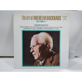 1LP Vinyl Records แผ่นเสียงไวนิล The Art of WILHELM BACKHAUS VOLUME 4-4   (J22D93)