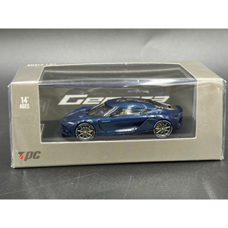 TPC 1/64 / Koenigsegg limited to 500pcs. Koenigsegg Jesko diecast. Carbon Carbon Blue.