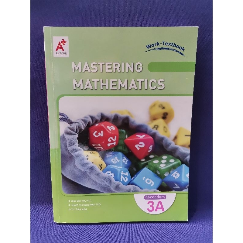Mastering Mathematics Work-Textbook Secondary 3A / Aksorn | Shopee Thailand
