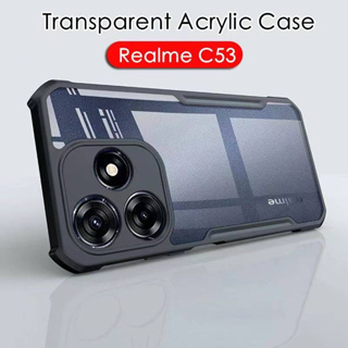Realme C53/Realme C55เคสกันกระแทกขอบสีหลังใสOPPO A78 4G/A98 5G/Reno9/Reno9 Pro/Reno 8T 5G/A78 5G/A58 5G/Reno8/Reno8Pro