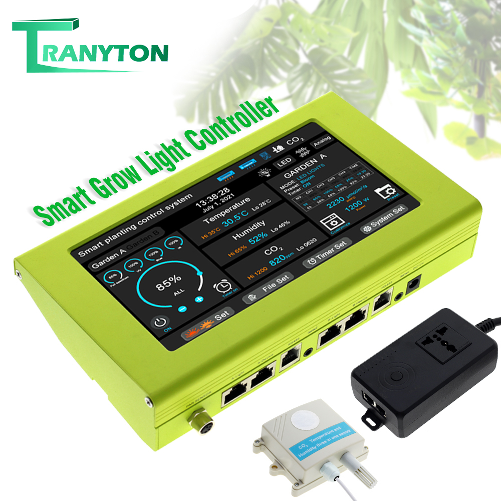 Grow Light Controller LED หน้าจอสัมผัส ไฟปลูกต้นไม้ ปรับความสว่าง 4ใน1 ...