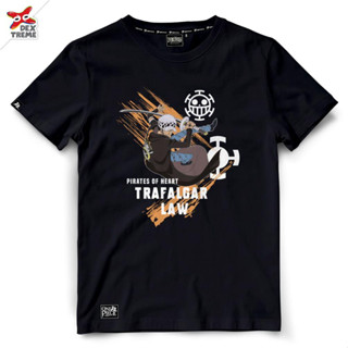 เสื้อยืดวันพีช One Piece-1751 [ดำ - เหลือง]