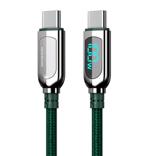 Fast Charging Cable สายชาร์จไว Type C to Type C Digital Display  ของแท้ SENDEM T27