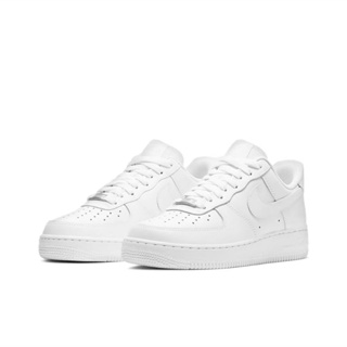 （ยิงจริง）Nike Air Force 107 Low classic white สีขาวคลาสสิค รองเท้าผ้าใบ