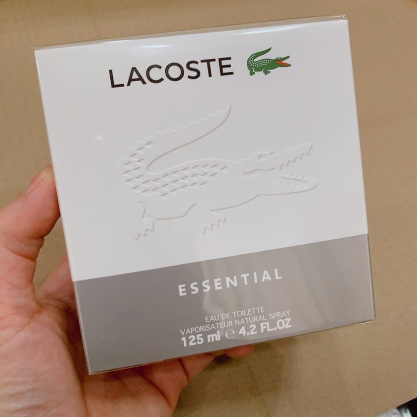 new-package-lacoste-essential-edt-125-ml-กล่องซีล