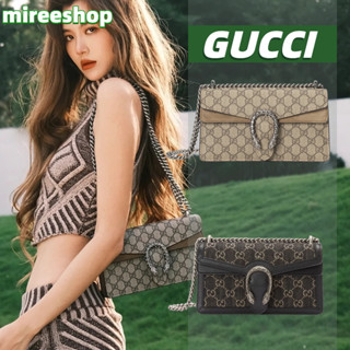 🍒กุชชี่ Gucci กระเป๋า Dionysus GG Small Shoulder Bag