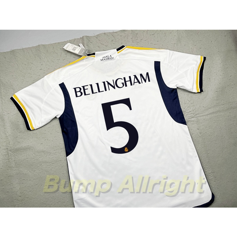 เสื้อฟุตบอล-2023-งานสวย-เรอัล-มาดริด-home-2023-7-vini-jr-5-bellingham-เสื้อเปล่า