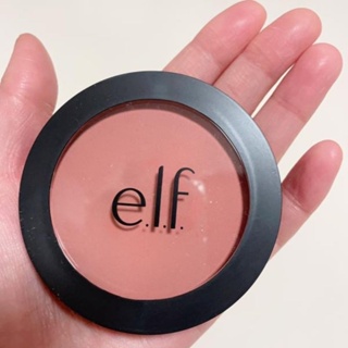 แท้100% ใหม่ พร้อมส่ง ​E.L.F. elf Primer-Infused Blush Always Rosy บลัช Blush On ปัดแก้ม บลัชแบบฝุ่น Dior Rosewood Dupe