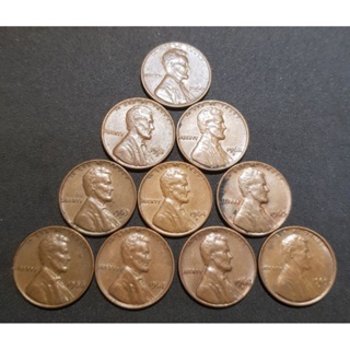 👉 เหรียญลินคอล์น ชุดปี 1960-1969 (10 เหรียญ)