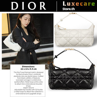 ถูกที่สุด ของแท้ 100%/ดิออร์Dior TRAVEL NOMAD Women/Shoulder Bag สุภาพสตรี