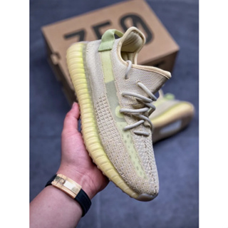 Adidas originals Yeezy Boost 350 V2 " Flax " Light brown ของแท้ 100%