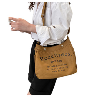 โปรโมชั่น : B-943 กระเป๋าสะพายไหล่ สไตล์เกาหลี จุของได้เยอะ สําหรับผู้หญิง Peachrees