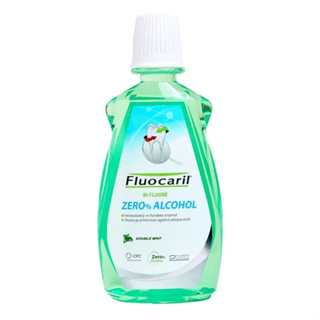 @ฟลูโอคารีล น้ำยาบ้วนปาก ซีโร่แอลกอฮอล์ ดับเบิ้ล มิ้นท์ 500มล.(Fluocaril Zero% Alcohol Double Mint 500ml.)