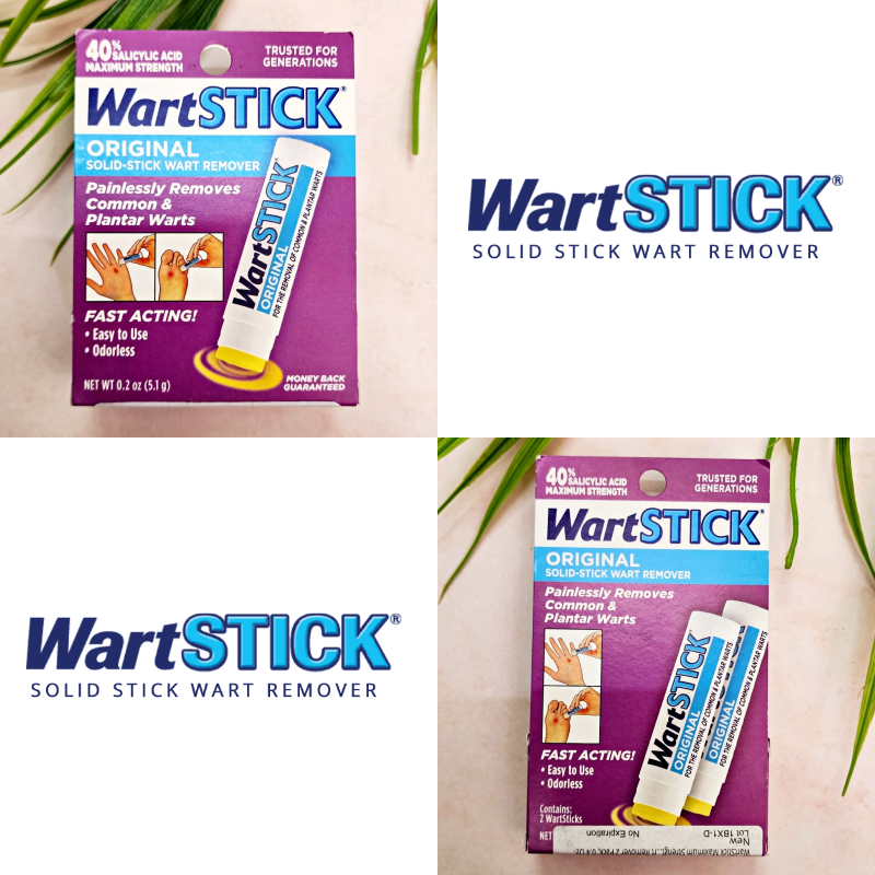 [WartStick®] Original SolidStick Wart Remover 5.1 g แท่งบาล์มกำจัดหูด