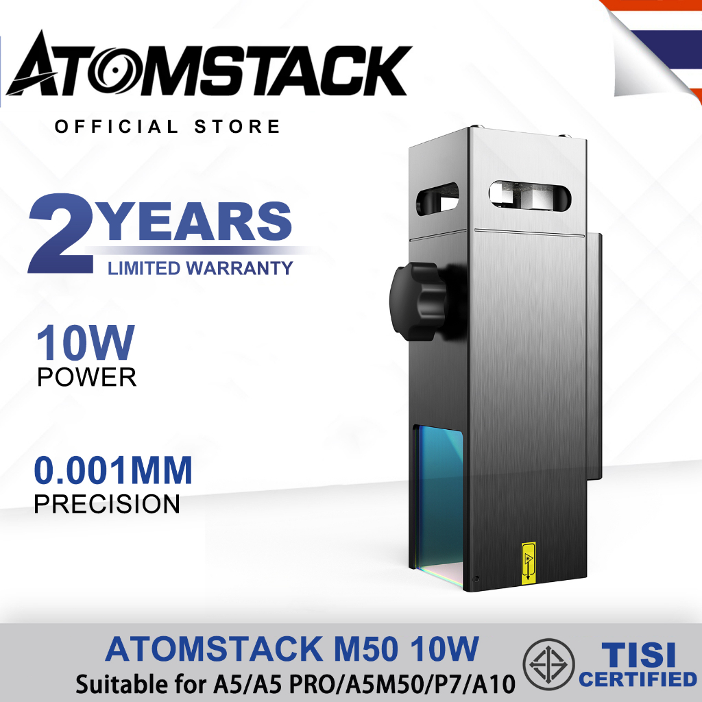 atomstack-m50-10w-เลเซอร์แกะสลักโมดูล-double-ultra-fine-compression-spot-สำหรับเครื่องตัด-cnc