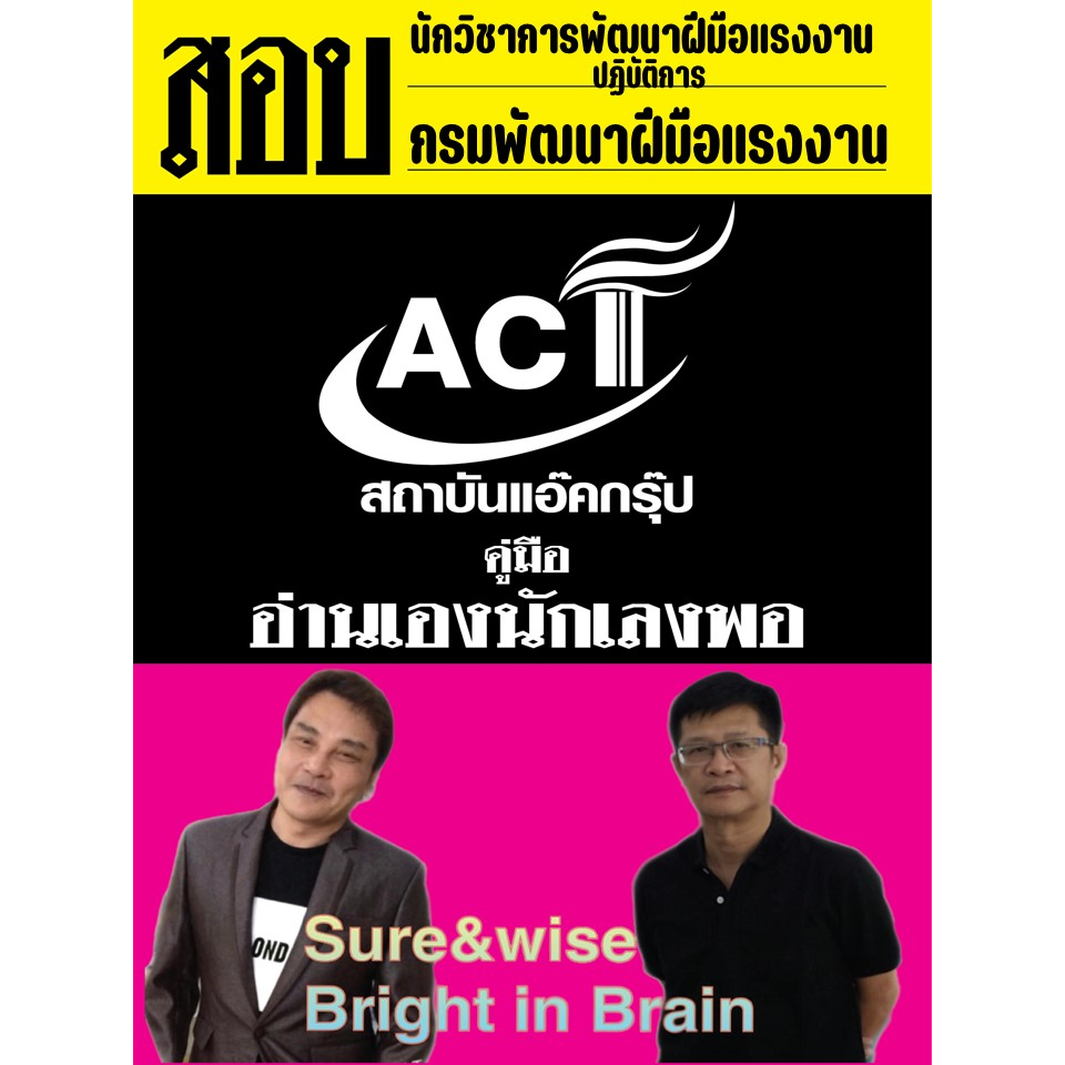 คู่มือสอบนักวิชาการพัฒนาฝีมือแรงงานปฏิบัติการ-กรมพัฒนาฝีมือแรงงาน-ปี-2566