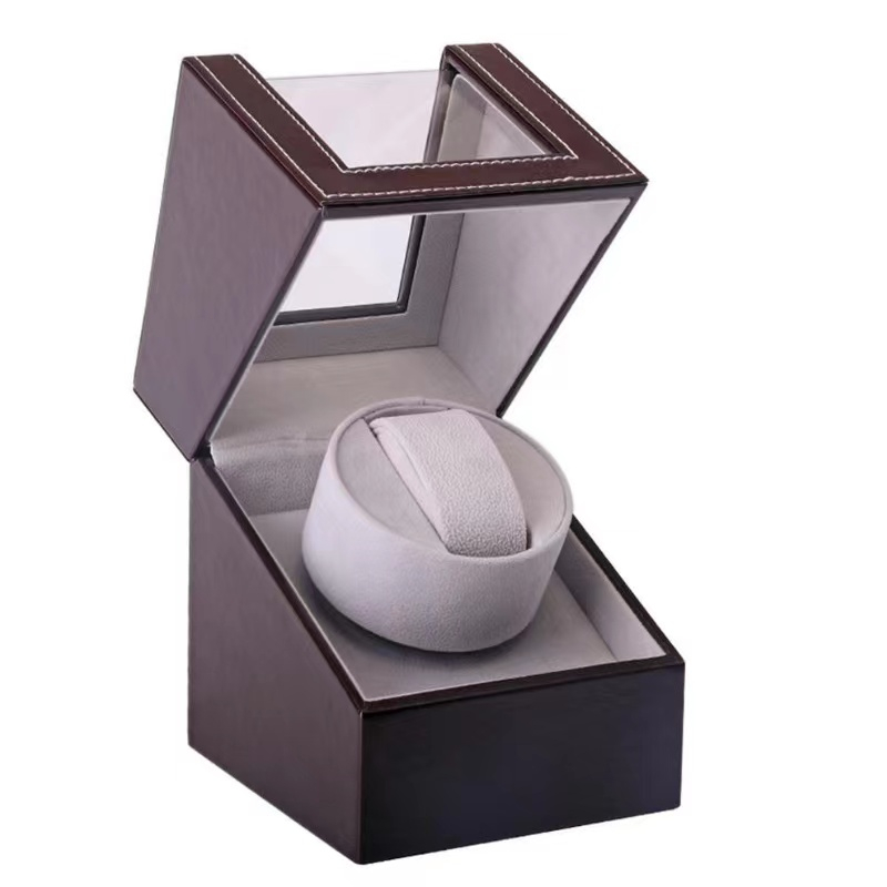 พร้อมส่ง-watch-winder-1-เรือน-กล่องนาฬิกา-กล่องหมุนนาฬิกาอัตโนมัติ-กล่องหมุนนาฬิกา-1-เรือน-watch-box-กล่องเก็บนาฬิกา