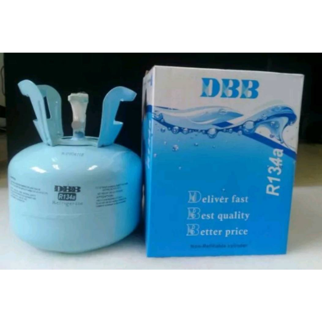 น้ำยา-r-134a-ยี่ห้อ-dbb-น้ำยาในถังมี-3kg-สารทำความเย็น-ใช้สำหรับ-แอร์ระบบน้ำยา-r134a