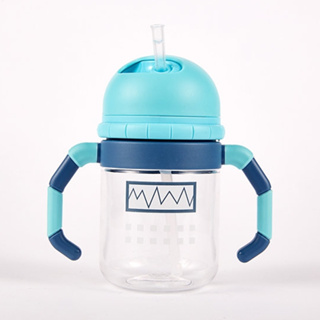 ขวดน้ำเด็กแบบมีที่จับทรงหุ่นยนต์ BPA Free