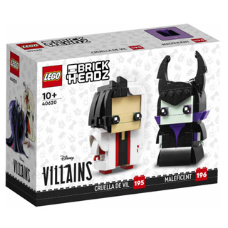 40620 : LEGO BrickHeadz Disney Cruella &amp; Maleficent