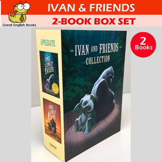 (ใช้โค้ดรับcoinคืน10%ได้) พร้อมส่ง *ลิขสิทธิ์แท้ Original*  Ivan &amp; Friends Paperback 2-Book Box Set หนังสือภาษาอังกฤษ by GreatEnglishBooks