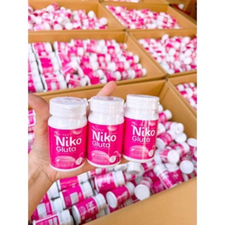 กลูต้านิโกะ Niko Gluta  ลดสิวเพื่อผิวvาวผิวใส  วิตามินกลูต้า (1กระปุก)*30เม็ด