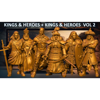 Kings and Heroes Miniature | for D&D 5e, Pathfinder and other RPGs | 32mm