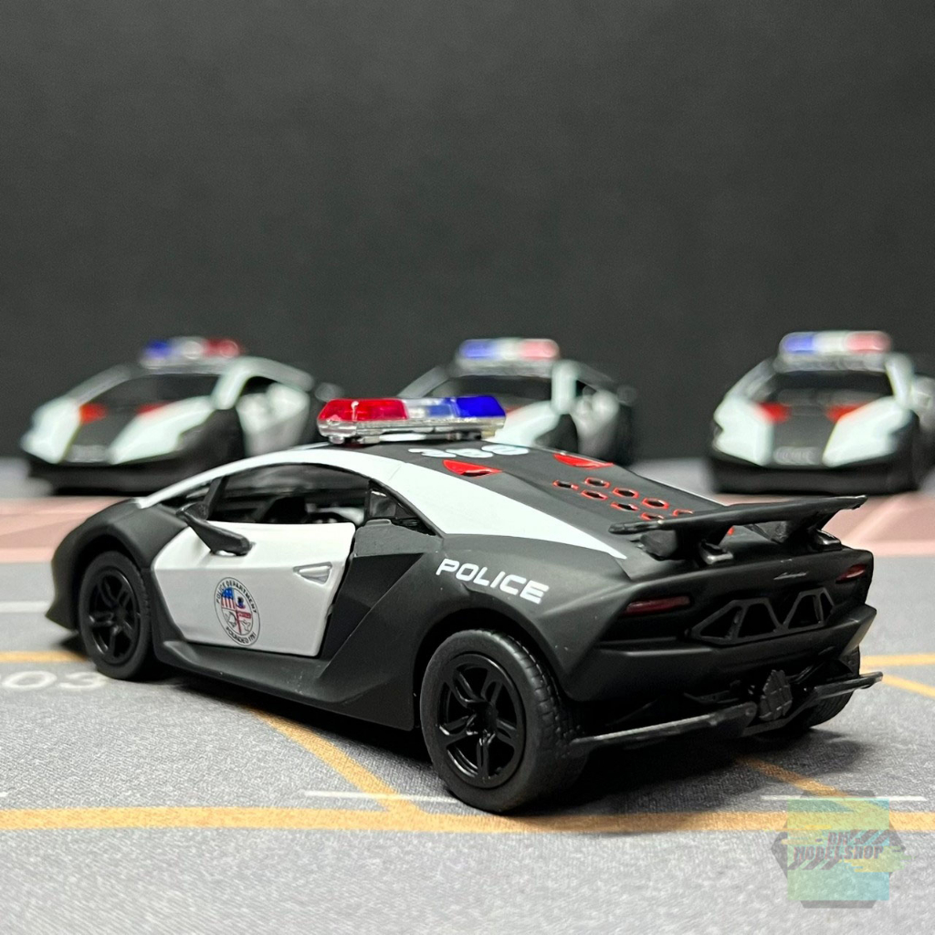 kinsmart-die-cast-model-โมเดลรถเหล็ก-lamborghini-elemento-แลมโบกีนี-เอเลเมนโต-รถตำรวจ-สเกล-1-38