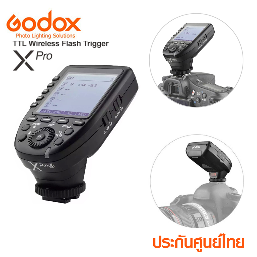 Godox XPROC TTL Wireless Flash Trigger for Canon ประกันศูนย์ 3 ปี