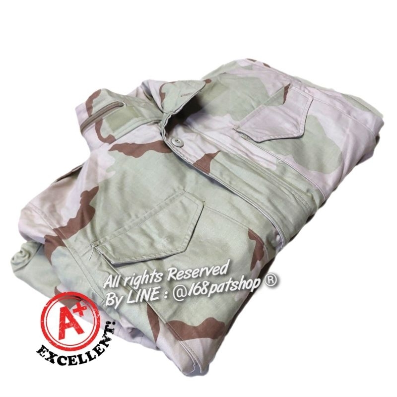 แจ็คเก็ตทหาร-ลายพรางทะเลทราย-military-issue-3-color-desert-m65-field-jacket