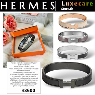 เฮอร์มีส🍒Hermès Clic HH Hermès Bracelet Hermes ผู้ชาย/สร้อยข้อมือ/สินค้าขายดี