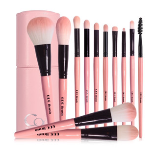 🔥🇰🇷 พร้อมส่ง ชุดแปรงแต่งหน้าเกาหลี coringco cotton candy make up brush 12P set