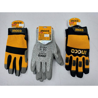 INGCO ถุงมือช่าง อเนกประสงค์ ไมโครไฟเบอร์ รุ่น HGMG01  HGMG02  HGCG01Size : XL ( Mechanic Gloves ) สำหรับผู้ใช้งานทั่วไป