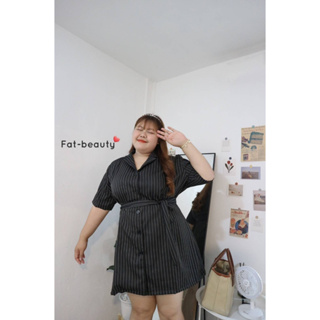 🎈Plussize เดรสคนอ้วน🎈 🌷Freesize อก 44-50