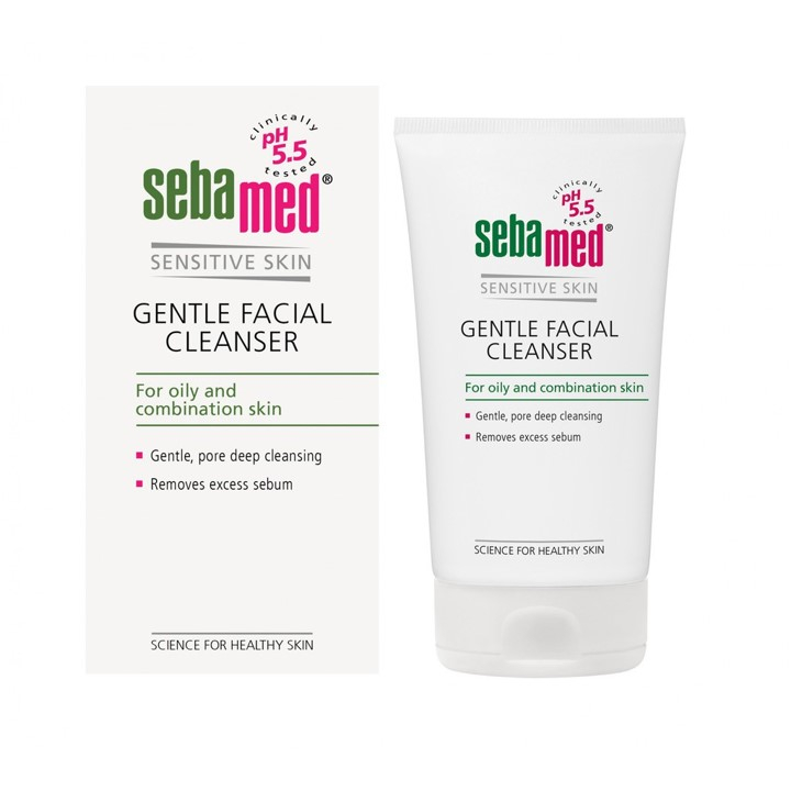 Sebamed GENTLE FACIAL CLEANSER FOR SKIN ซีบาเมด เจล