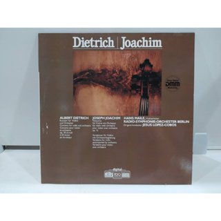 1LP Vinyl Records แผ่นเสียงไวนิล  Dietrich Joachim   (E10C96)