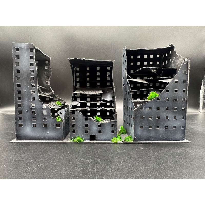 Model Ruined Building โมเดลตึก ขายเป็นชุดมือ2 คะ | Shopee Thailand