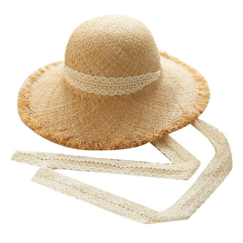 catalog-hat-หมวกฟางสาน-แฟชั่นฤดูร้อน-ทรงปีกกว้างพร้อมสายรัดคางลายเชือกถัก-น้ำหนักเบาใส่สบาย