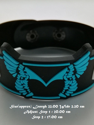 สร้อยข้อมือยาง Placebo กําไลยางซิลิโคน แฟชั่น วงดนตรี กันน้ำ  silicone rubber wristband bracelet