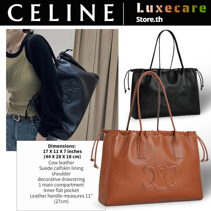 เซลีน-celine-cabas-triomphe-women-shoulder-bag-กระเป๋าถือ-กระเป๋าซีลีน