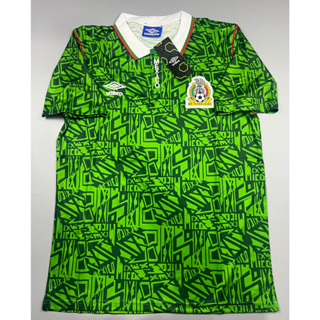 SALE !!! เสื้อบอล ย้อนยุค เม็กซิโก เหย้า Retro Mexico  Home  Cecat