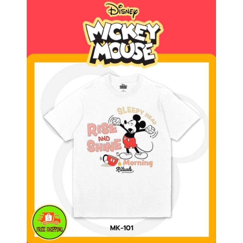 เสื้อdisney-ลาย-mickey-mouse-สีขาว-mk-101